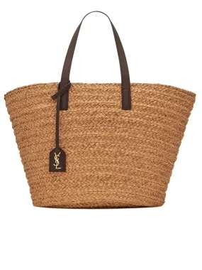 Panier Medium Bag in Raffia