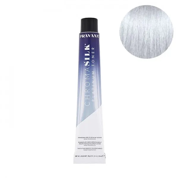 Pravana ChromaSilk Platinum Toner Platinum Smoke 90ML