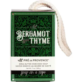 Pre de Provence Bergamot & Thyme Soap on a Rope