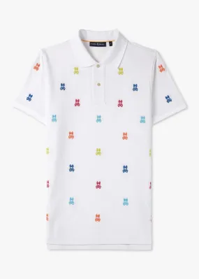 Psycho Bunny Bonham Pique Polo - White