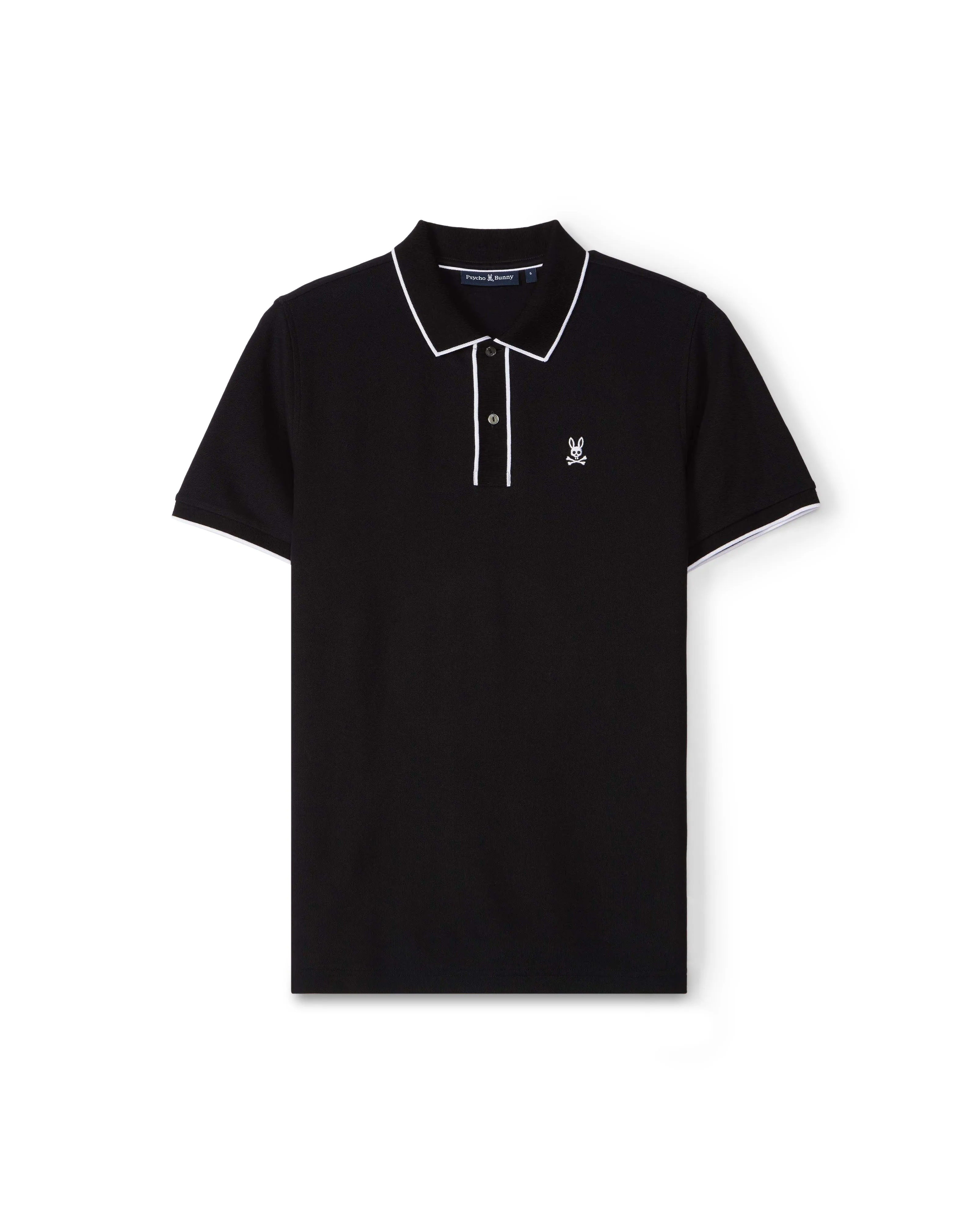 Psycho Bunny Dallas Polo - Black & White