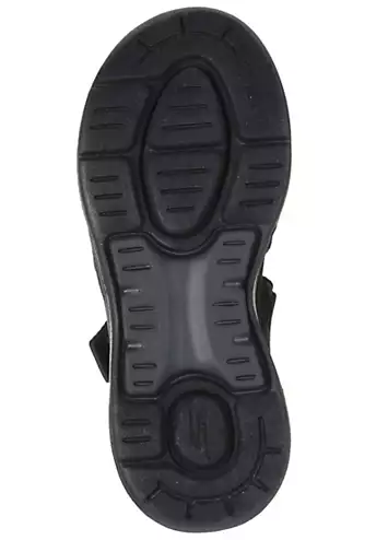 Skechers Ladies Black Go Walk Arch Fit Attract Sandals | Kaleidoscope