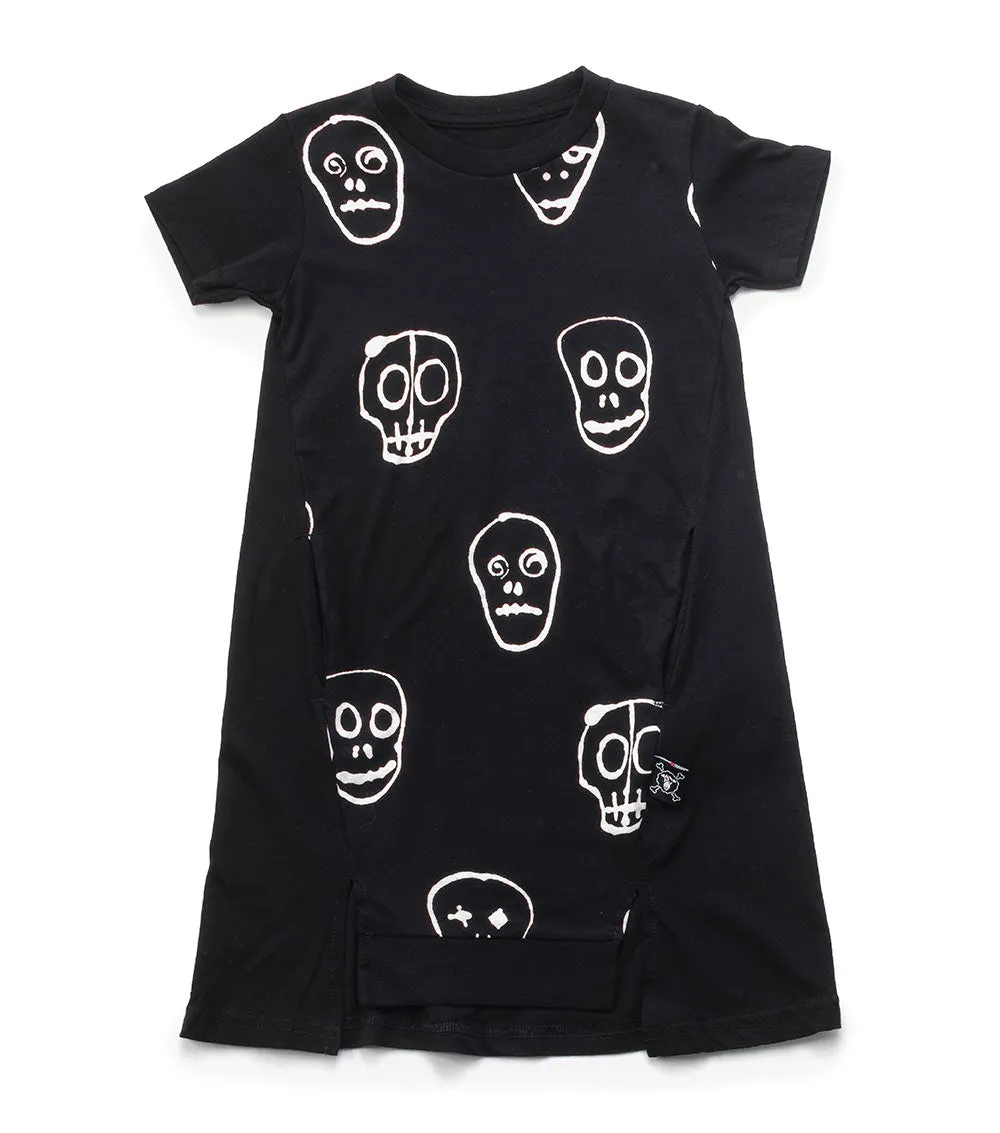 skull mask a dress