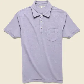 Slub Cotton Standard Polo - Ciel Blue