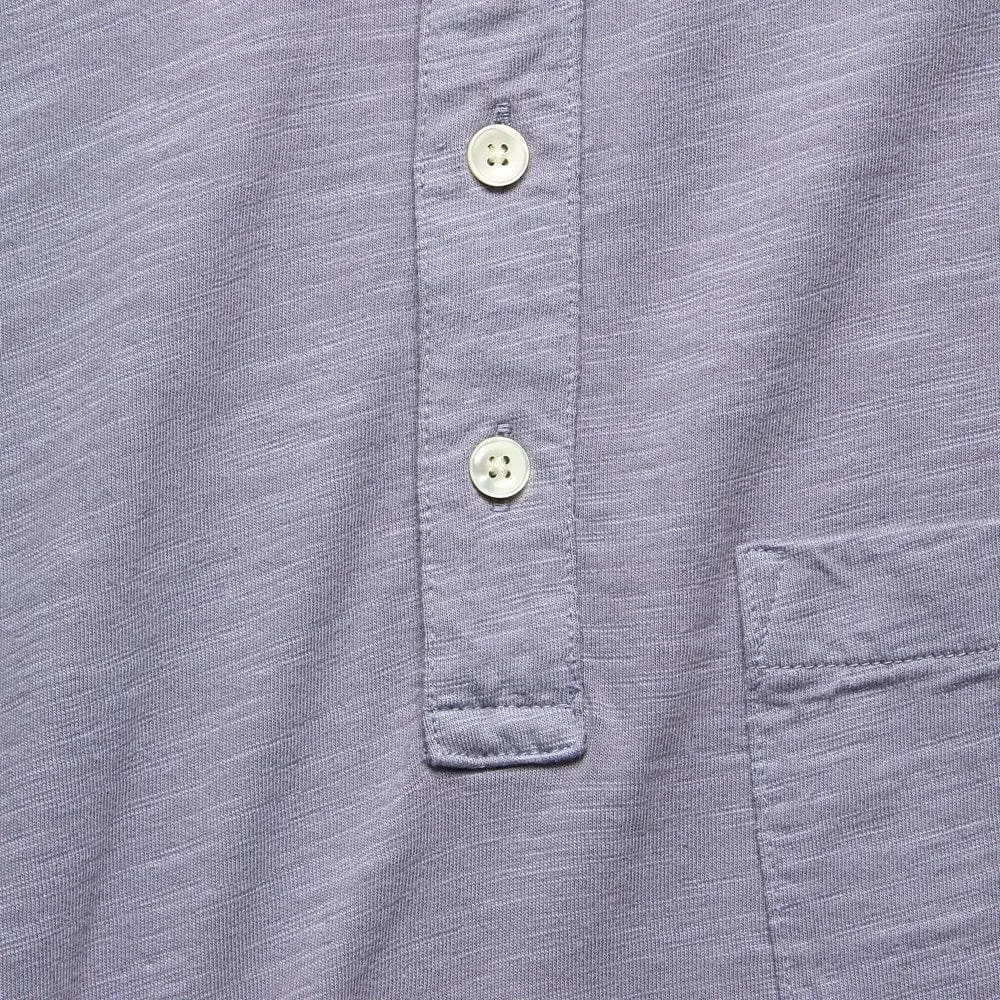 Slub Cotton Standard Polo - Ciel Blue