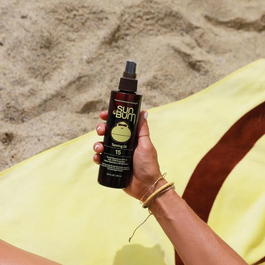 SPF 15 Sunscreen Tanning Oil