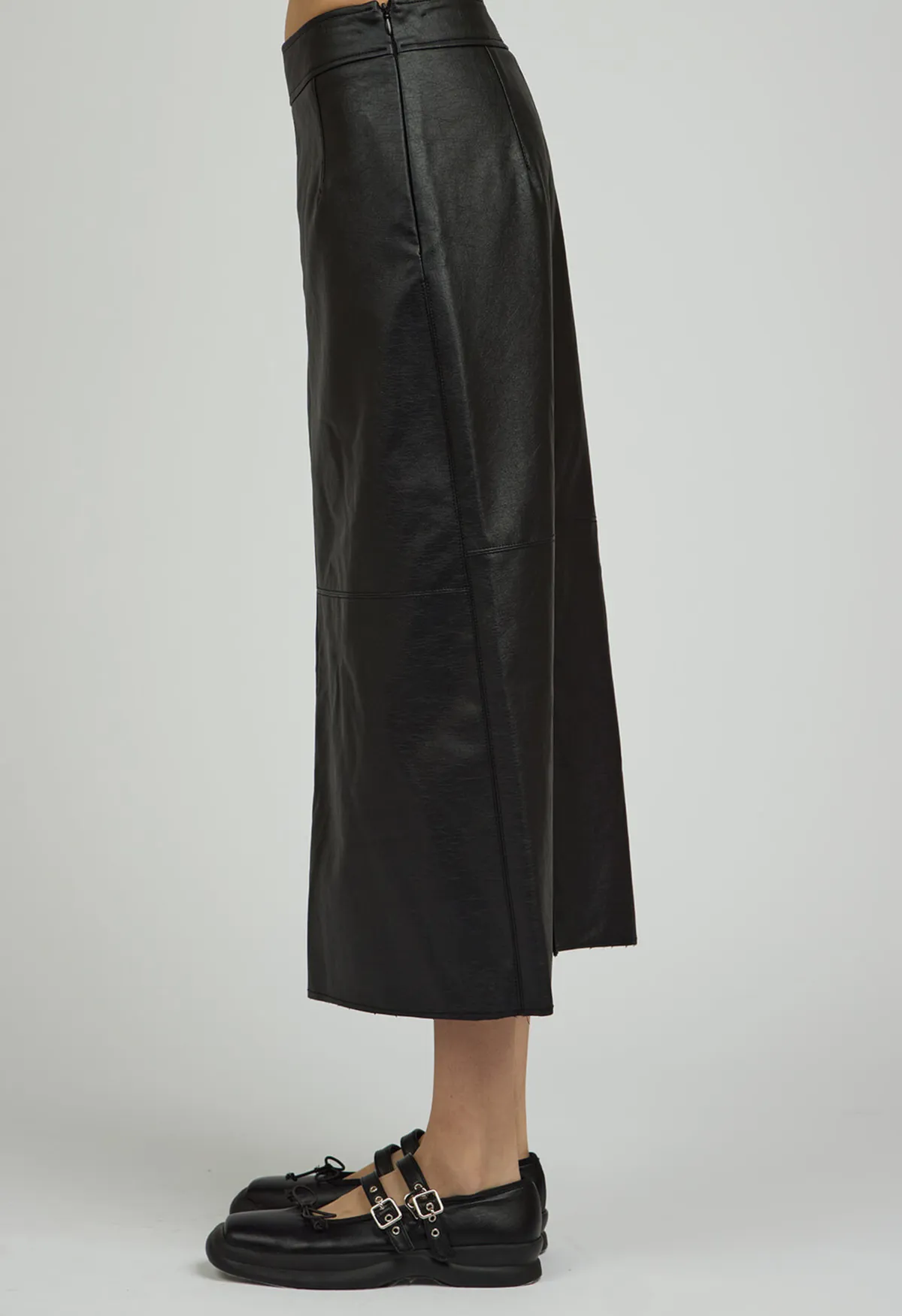 Stacy Vegan Leather Skirt