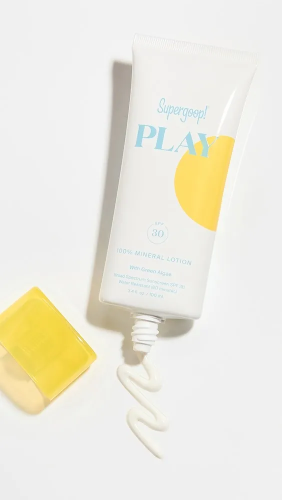 Supergoop!   PLAY Mineral Body Lotion SPF30 With Green Algae 