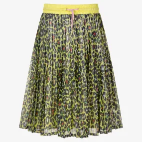 Teen Yellow Cheetah Skirt