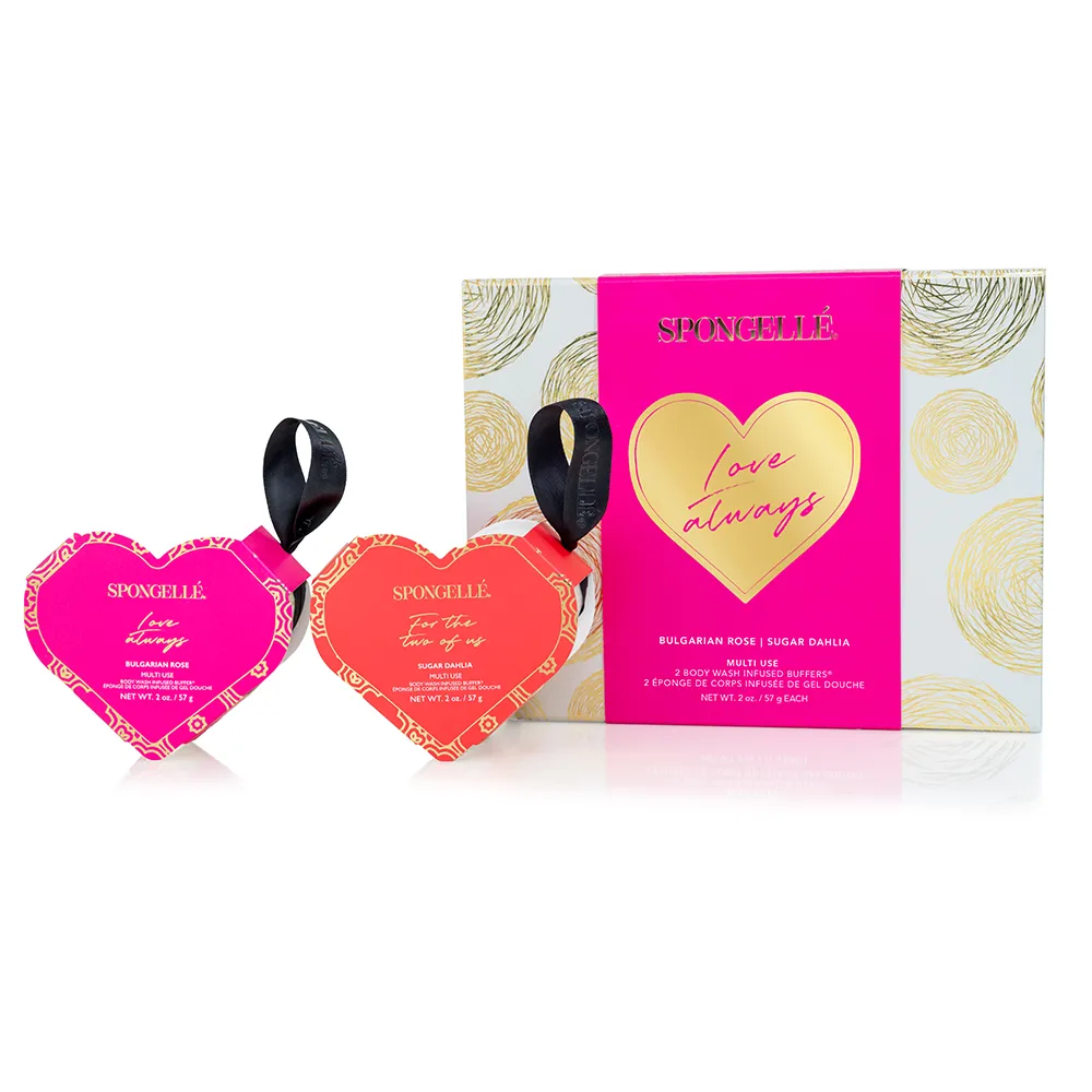 The Love Always Body Wash Buffer Kit by Spongelle