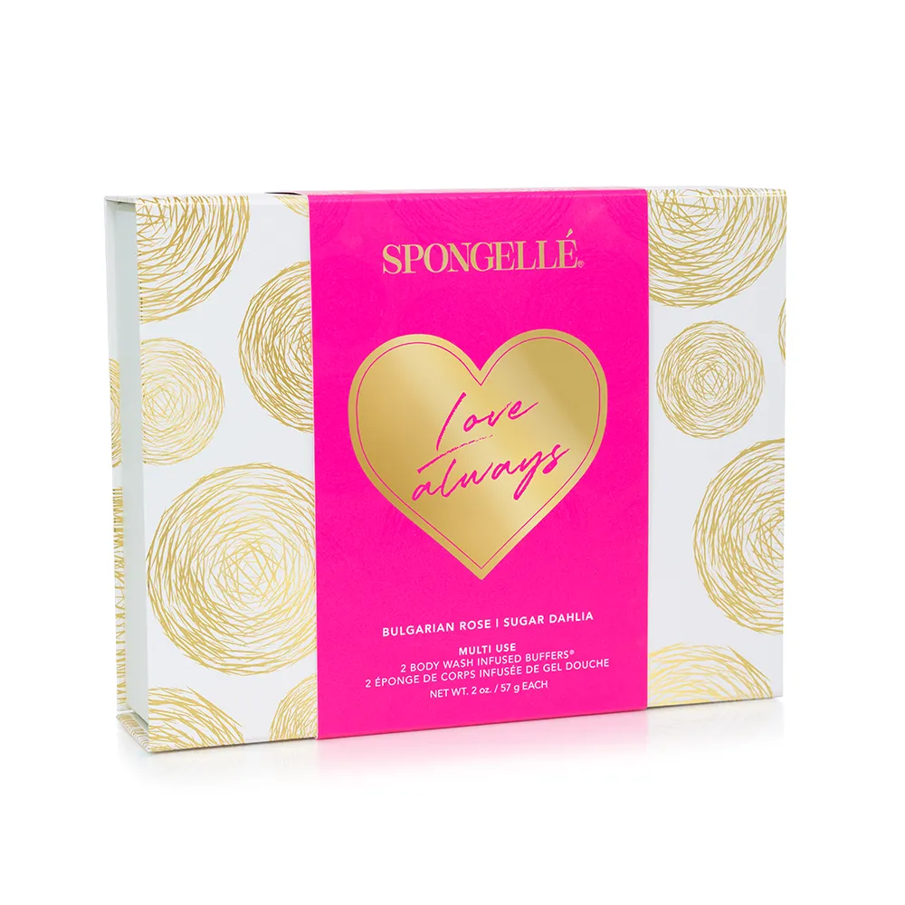 The Love Always Body Wash Buffer Kit by Spongelle