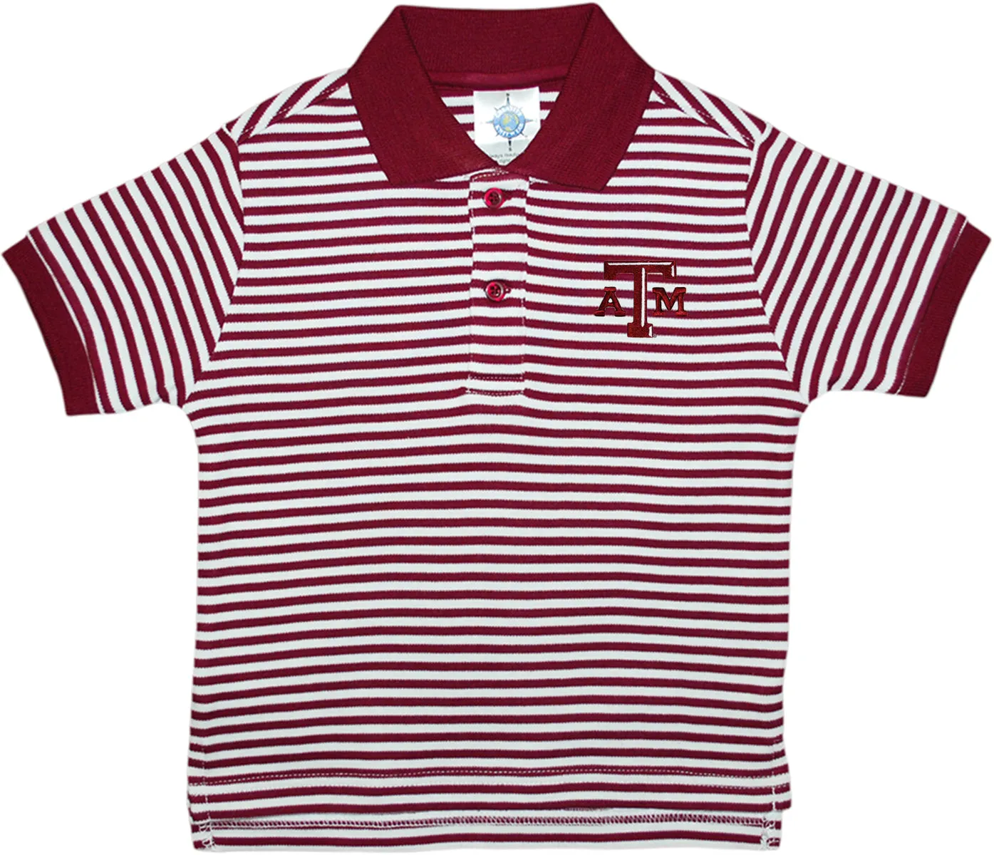 TODDLER Texas A&M Striped Polo