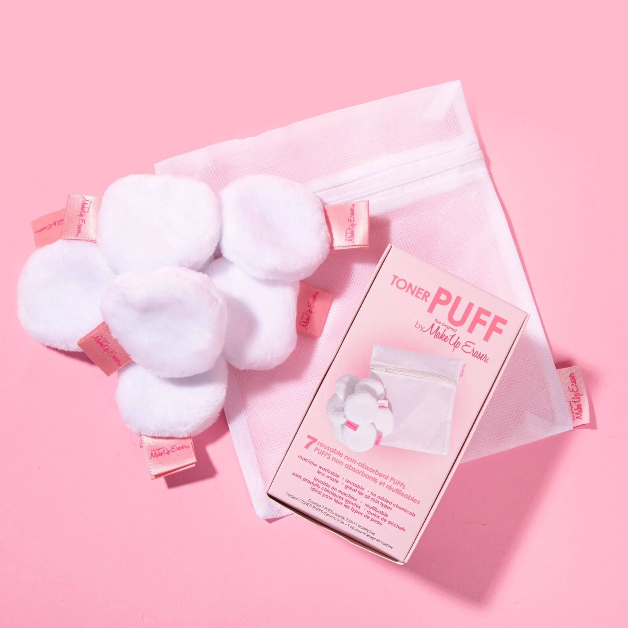 Toner Puff 7 Pack - Bye bye cotton rounds forever!