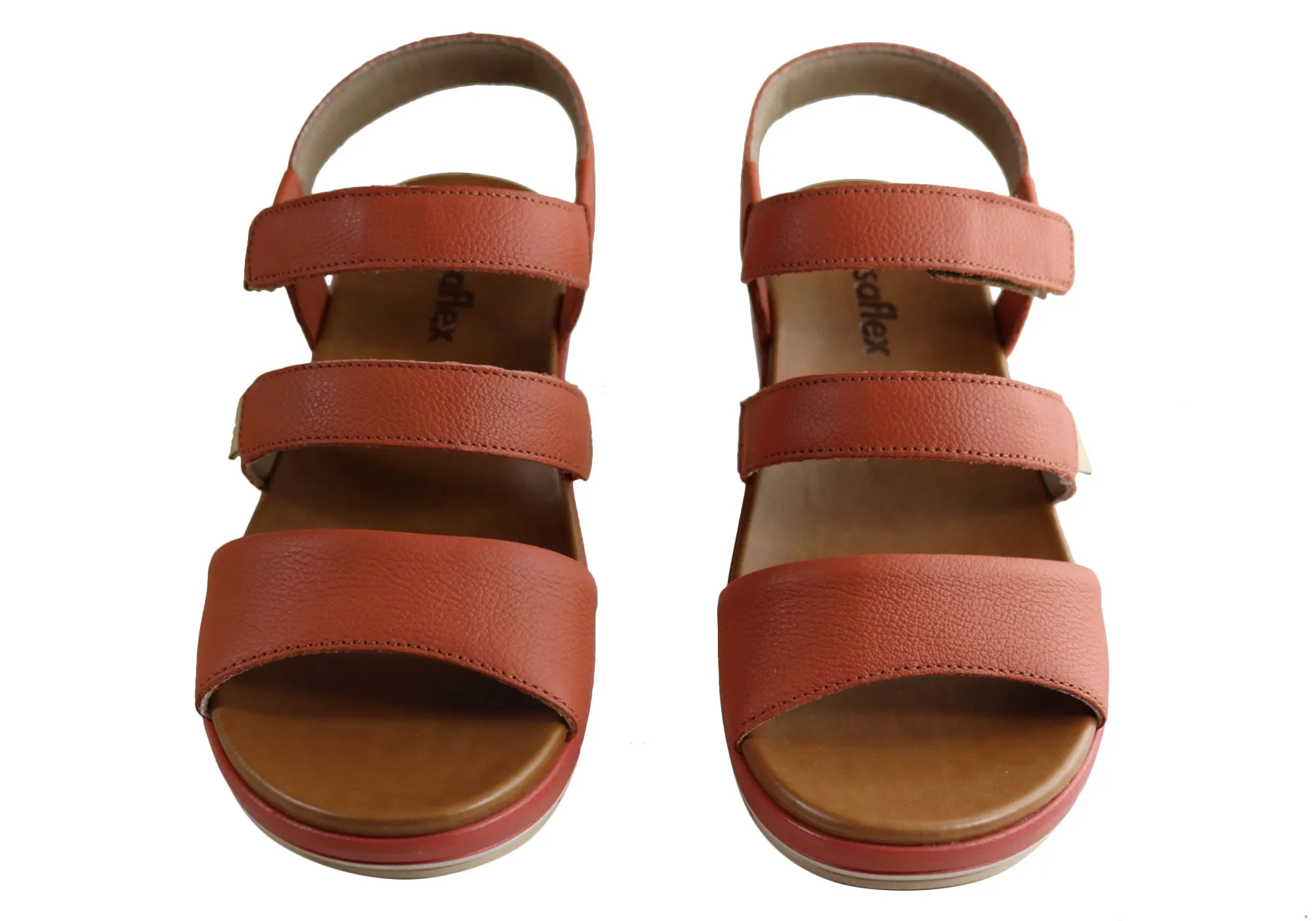 Usaflex Kosy Womens Comfortable Leather Sandals Made In Brazil