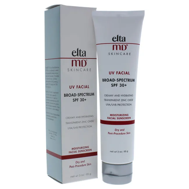 UV Facial Sunscreen SPF 30 by EltaMD for Unisex - 3 oz Sunscreen