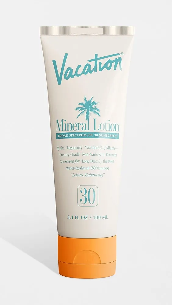 Vacation Sunscreen   Mineral Lotion SPF 30 