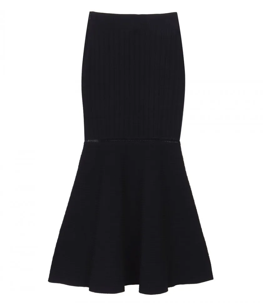 VICTORIA BECKHAMFLARED MIDI SKIRT