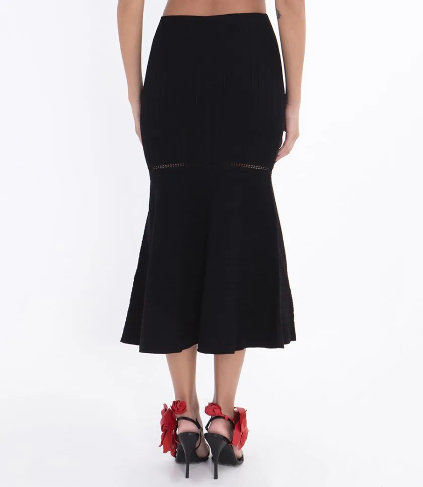 VICTORIA BECKHAMFLARED MIDI SKIRT