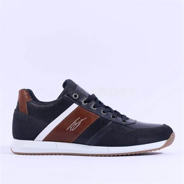 X Toner Laced Shoe - Navy Leather