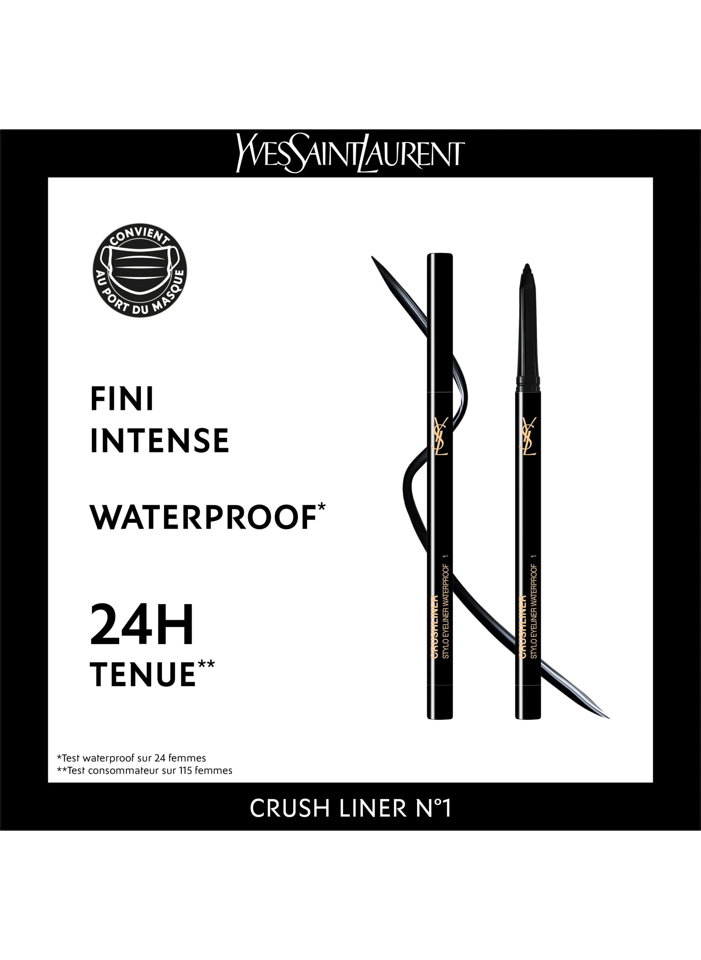 Yves saint laurent  Crushliner eyeliner - Black