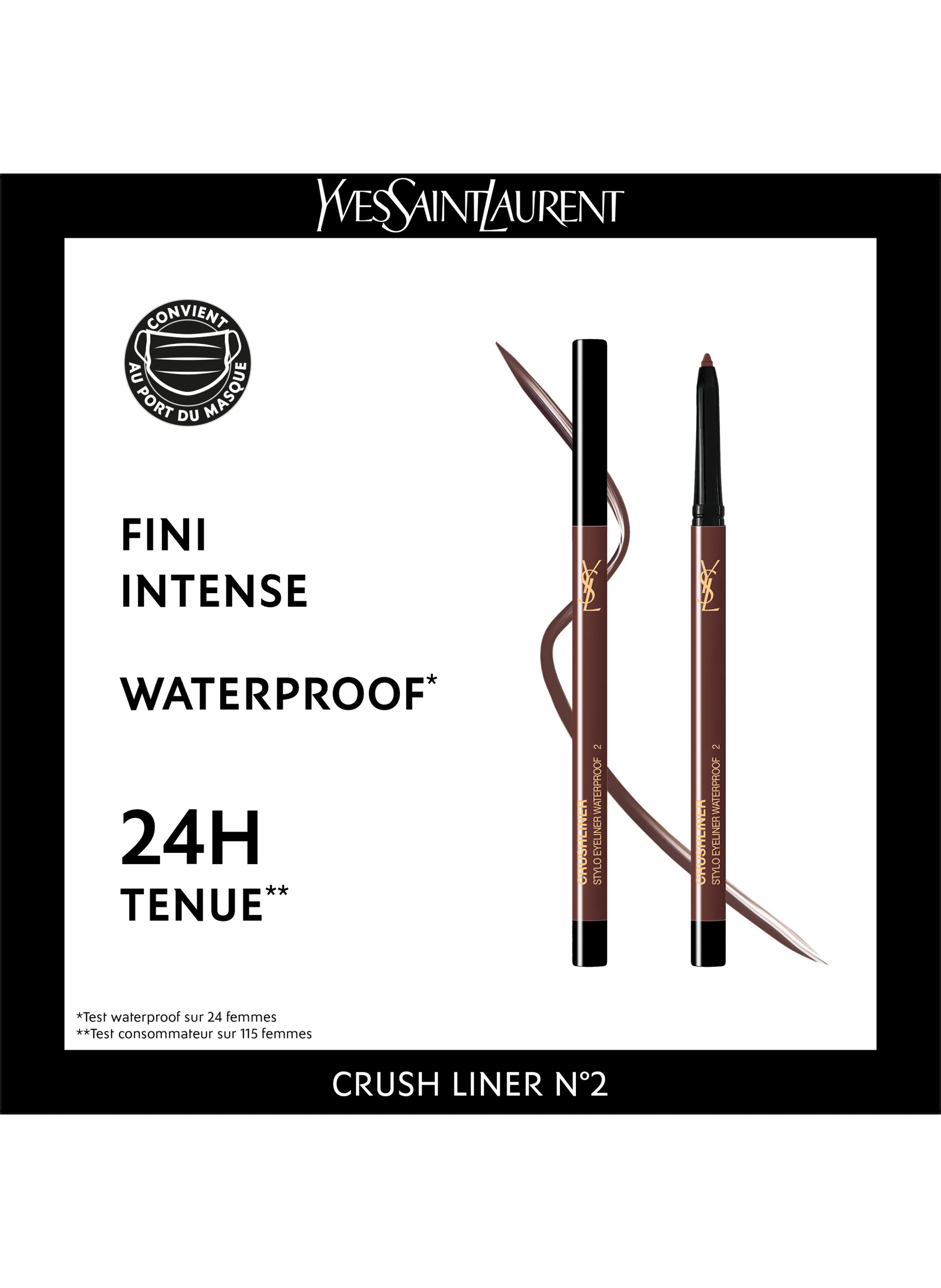 Yves saint laurent  Crushliner eyeliner - Brown